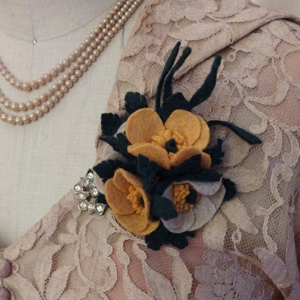 Felt Flower Corsage